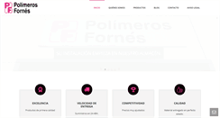 Desktop Screenshot of polimeros-fornes.com