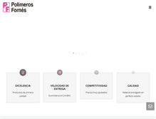 Tablet Screenshot of polimeros-fornes.com